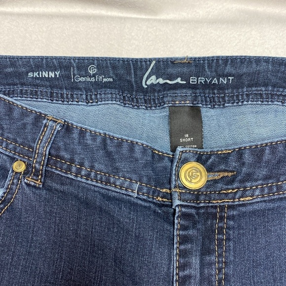 Lane Bryant Skinny blue jeans size 18 Short - Picture 2 of 9